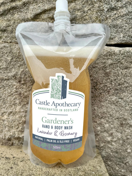 Gardeners Moisturising Hand & Body Wash Refill Pouch - Lavender & Rosemary 500mls