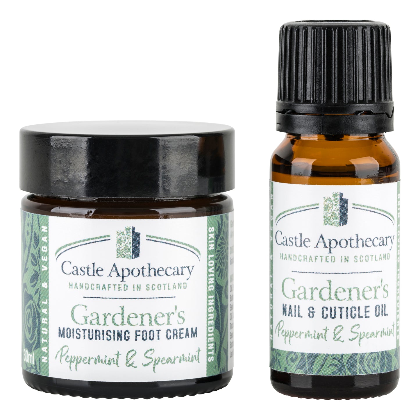 Gardener's Peppermint & Spearmint Foot & Nail Care Duo