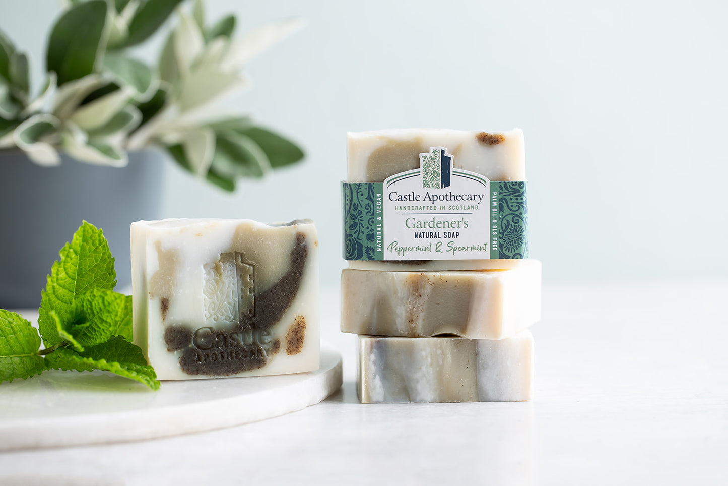 Limited Edition - Peppermint & Spearmint Natural Bar Soap