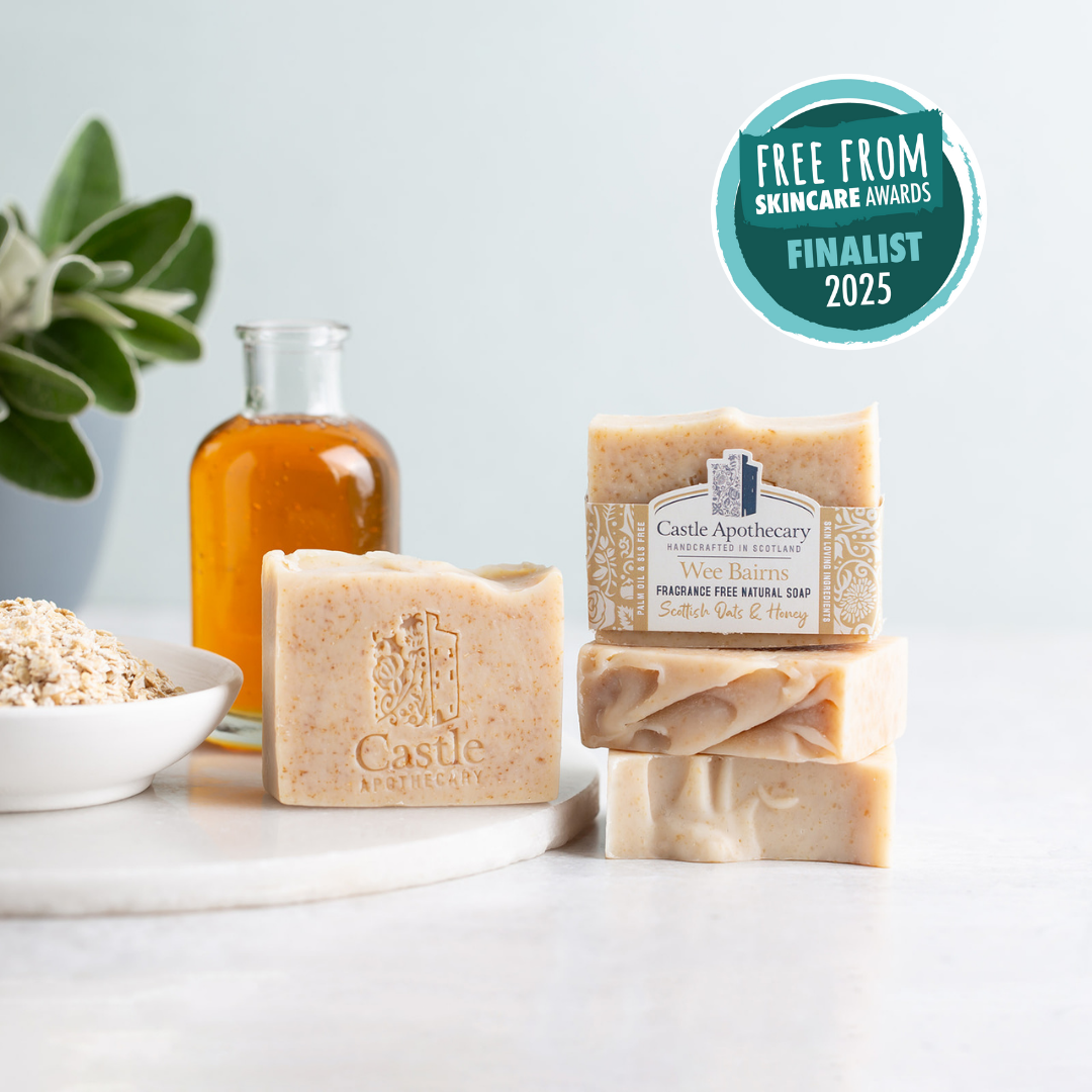 Wee Bairns - Newborn Baby Fragrance Free Natural Soap with Scottish Oats & Scottish Honey