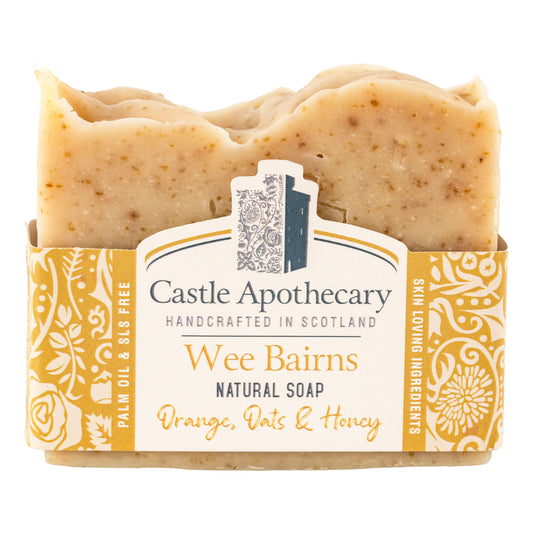 Wee Bairns Natural Baby Soap with Orange, Scottish Oats and Honey