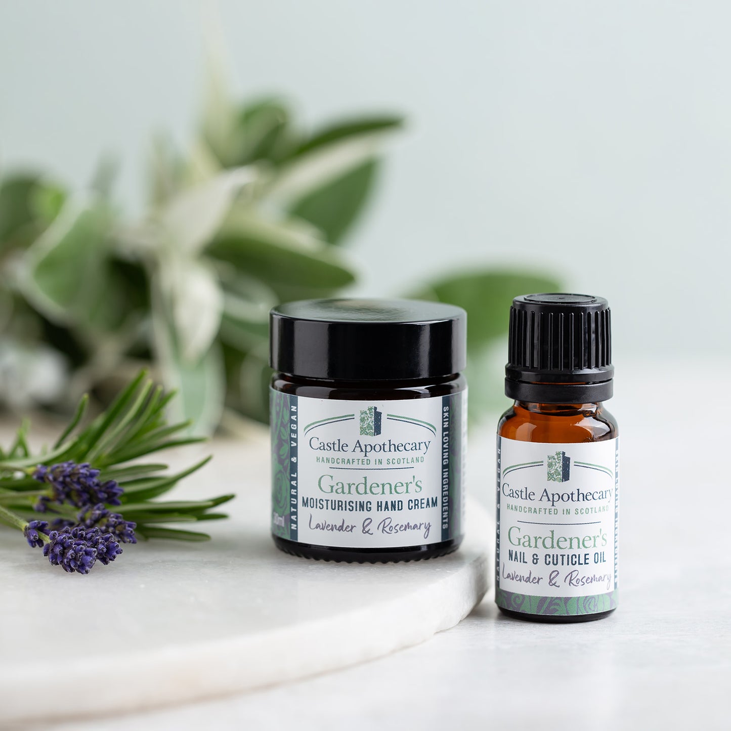 Castle Apothecary | Gardeners Hand Cream and Nail & Cuticle Oil Gift Set