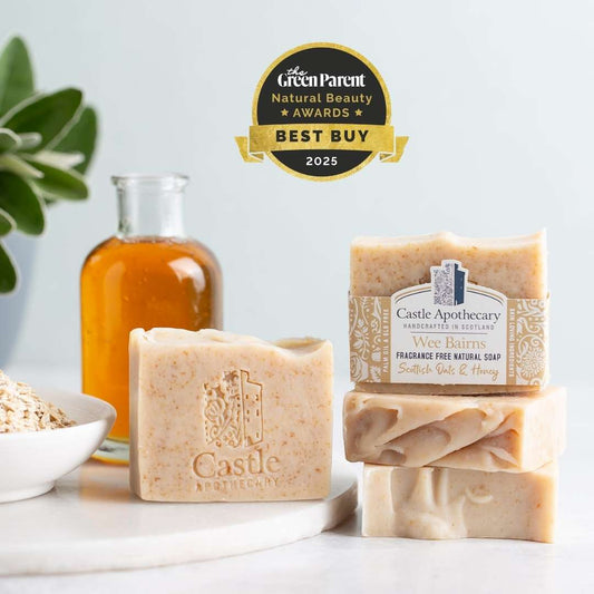 Wee Bairns - Newborn Baby Fragrance Free Natural Soap with Scottish Oats & Scottish Honey