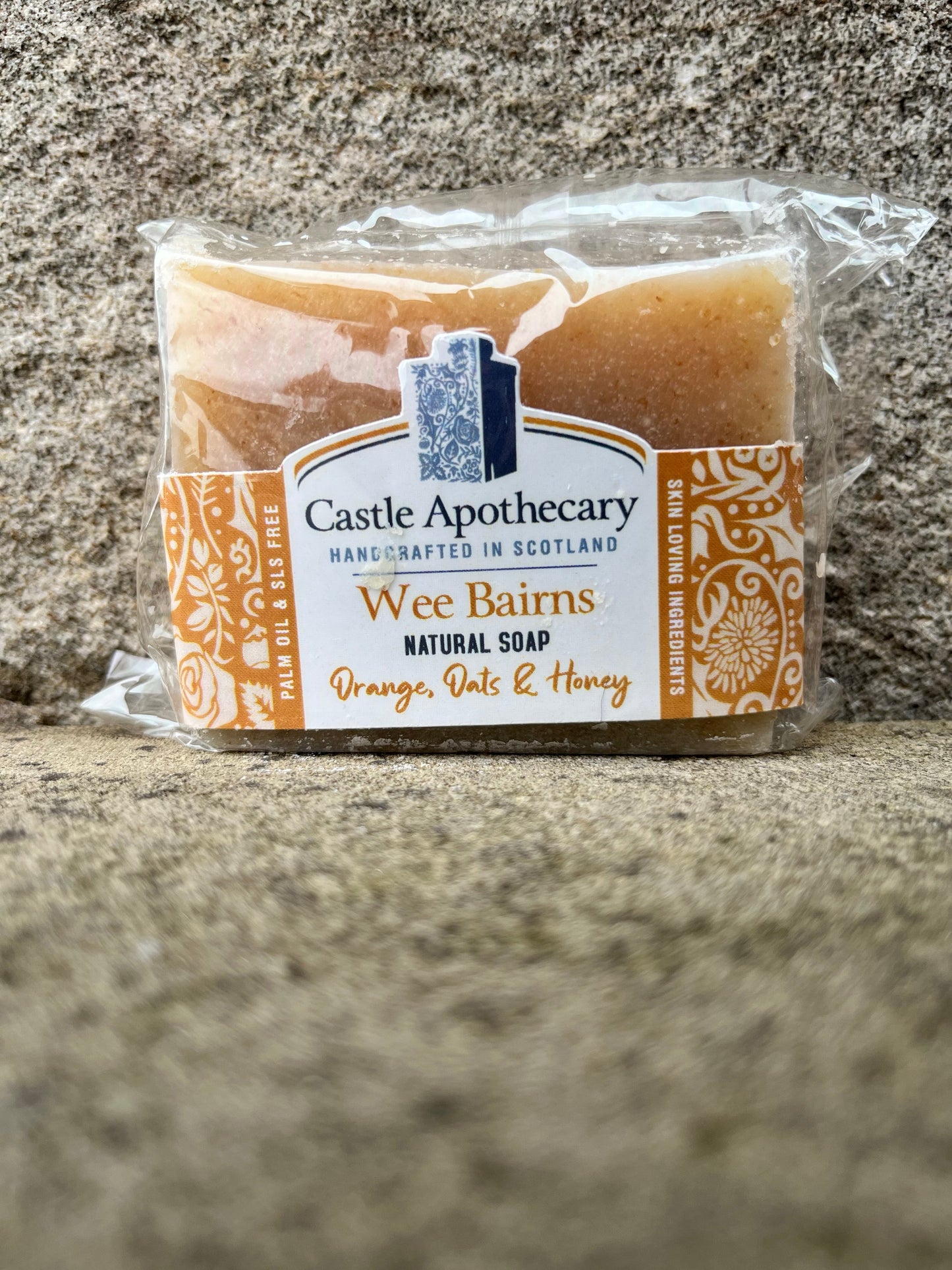 Wee Bairns - Natural Soap with Orange, Scottish Oats and Honey