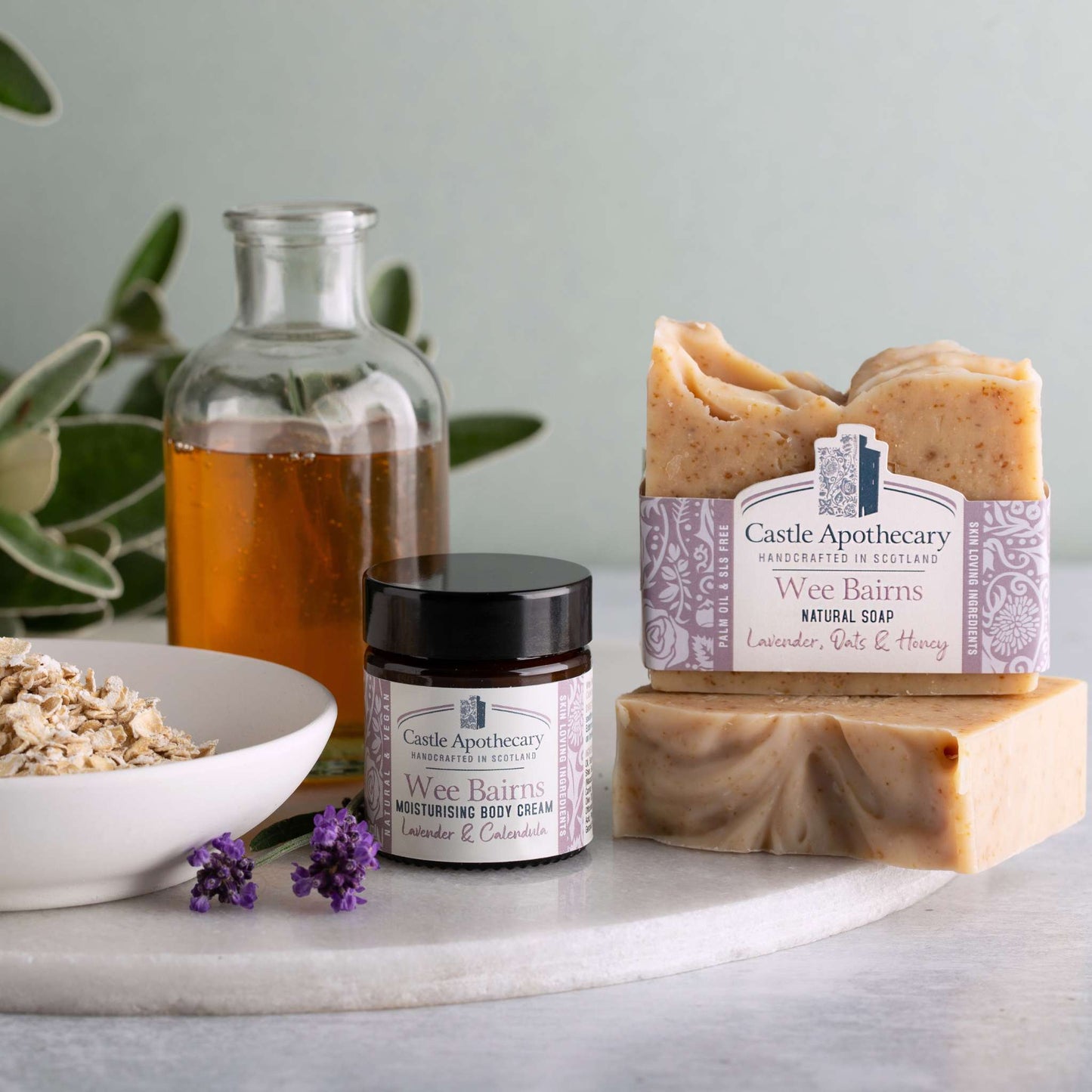 Wee Bairns Scottish Lavender Skincare Gift Set
