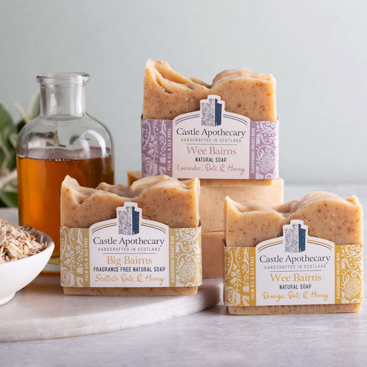 Wee Bairns Natural Baby Soaps for Sensitive Skin Trio