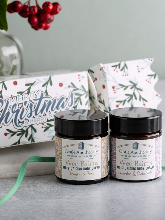 Wee Bairns Scottish Lavender Body Creams Christmas Cracker Gift Set
